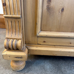 Vintage Knotty Pine Hutch & Desk, Sku: 033675