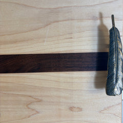 Custom Cheese Board w/ Metal Handles by Don Archer, Sku 033741