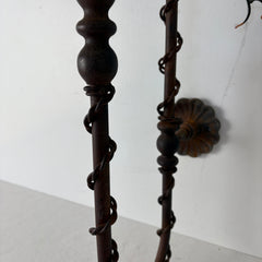 Wire Twist Wall Sconce, Intended Rust Patina, Sku 033370