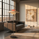 PH80 Floor Lamp, Poul Henningsen Iconic PH 3-Shade Family, Sku 033995