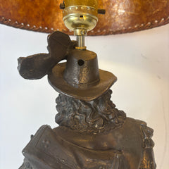 Don Juan Spelter Table Lamp with Mica Shade, Sku: 033532