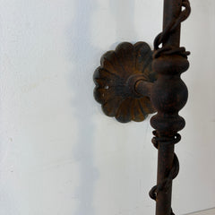 Wire Twist Wall Sconce, Intended Rust Patina, Sku 033370