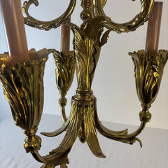 Antique Brass Chandelier with Six Arms, Sku: 033550