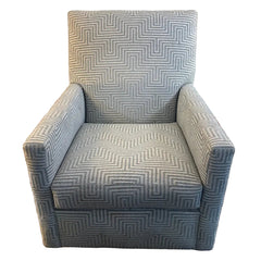 Rowe Furniture Carlyn Upholstered Swivel Glider with Coordinating Pillow, Sku 033801