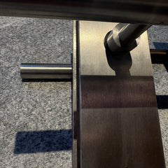 Custom Made Set of Engineered Walnut Doors in Various Sizes, Sku 033723