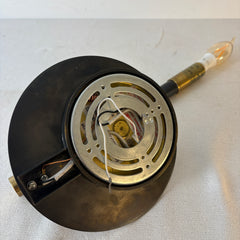 Pair of Black & Brass Candlestick Wall Lights, Sku: 033484