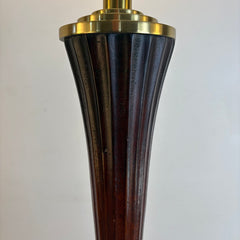 Wildwood Brand Wood & Brass Floor Lamp, Shade not included, Sku: 033703