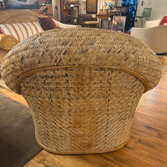 Vintage Bamboo & Rattan Chair, Sku 032657