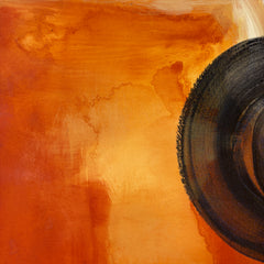 Original Painting "Orb" by Sunny Gibbons, Mixed Media on Wood Panel 2026, Signed, Sku 033807