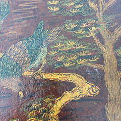 Maitland Smith Hand Painted Console Table with 1 Drawer and Lower Shelf, Sku 033051