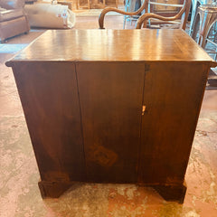 Antique Chest of Drawers w/ Burled Wood & Brass Hardware, Sku 034012