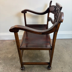 Carved "Old Man of the North" Armchair, Sku 033832
