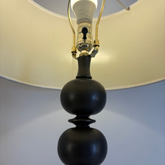 Metal Bubble Base Table Lamp w/ Drum Shade, Sku 033837