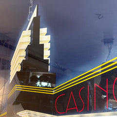 Original Framed Serigraph by Robert Hoppe, "Casino", 1988 Sku: 033752