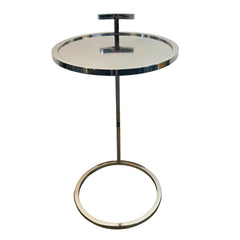 Restoration Hardware Stainless Steel Martini Side Table, Sku 033816