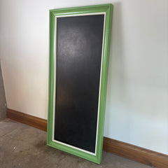 Chalk Board Framed in Green Painted Particle Board, Sku: 033077