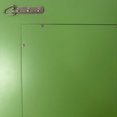 Chalk Board Framed in Green Painted Particle Board, Sku: 033077