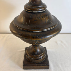 Chapman Wood Pedestal Base Table Lamp, Sku 033737