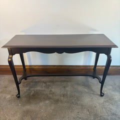 St. John's Tables of Michigan, Vintage Solid Mahogany Console Table, Sku 033773
