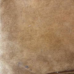Set of 4 Brown Suede Armchairs w/ Casters, Sku 033849