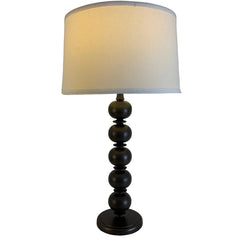 Metal Bubble Base Table Lamp w/ Drum Shade, Sku 033837