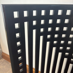 Charles Rennie Mackintosh Black Ashwood Willow High Back Demi Lune Chair, Sku 033374