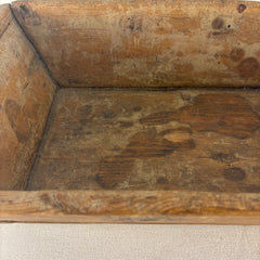 Primitive Wood Rectangular Basin or Dough Bowl, Sku: 033435