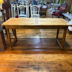 Oak Desk with Two Drawers, Sku 033053