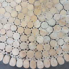 McGuire Sheaf of Wheat Round End Table, Bamboo, Sku: 033357