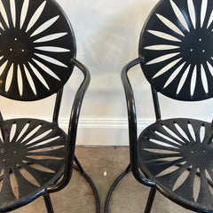 Pair of Terrace Store, Wisconsin Union Garden Chairs, Metal, Sku 034050
