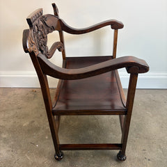 Carved "Old Man of the North" Armchair, Sku 033832