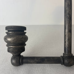 BZ Visual Comfort Ceiling Mount Double Arm Fixture Gunmetal Finish, Sku 033326