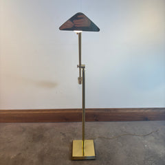 Frederick Cooper Brass Floor Lamp, Adjustable w/ Dimmer, Sku 033712