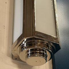 Ralph Lauren Wall Sconce Light, Nickel, Narrow, Tall, Sku: 033390