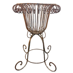 Victorian Style Vintage Vase Wire Planter, Sku 033777