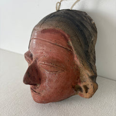 Ceramic Tribal Mask, Female I, Sku: 033062