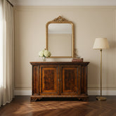 Francesco Molan "Glemme" Burled Wood Sideboard Cabinet, Sku: 033108