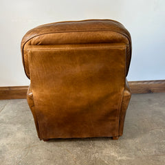 Lane Leather Tilt Back Lounge Chair, Adjustable