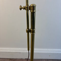 Polished Brass Adjustable Height Pharmacy Style Floor Lamp, Sku 034110