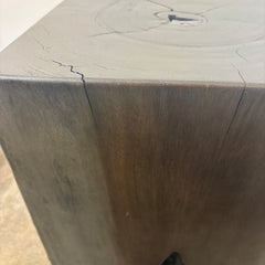 Stool, V Notched Stump Side Table or Stool, Sku: 033446