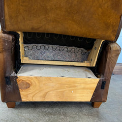 Lane Leather Tilt Back Lounge Chair, Adjustable