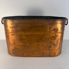 Antique Copper Boiler, Handles, Oval, Sku: 033440