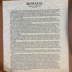 "Betrayal" by Sandra Brestel Limited Edition Print, Certificate of Authenticity, Sku:033470