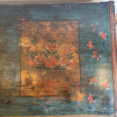 1874 German Antique Blanket Chest, Sku 033680