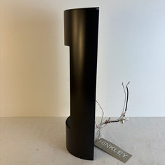 Hinkley Luna Dark Brown Metal Demi-Lune Column Sconce, Sku 033875