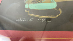 "Wizards with a Cat" Wall Art, Signed, Limited Edition, 125/200 Framed, Matted, Sku: 032962