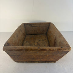 Primitive Wood Rectangular Basin or Dough Bowl, Sku: 033435