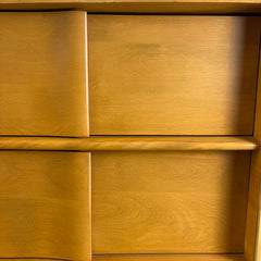 Heywood Wakefield Sculptura Chest of Drawers Wheat Finish, Sku 033919
