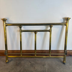 Simmons and Company Full Size Brass Bed Head, Foot and Side Rails, Sku 033707
