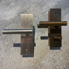 Custom Made Set of Engineered Walnut Doors in Various Sizes, Sku 033723